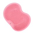 thumbnail image 1 of Foot & Back Scrubber, Wall Mounted Massage Pad, Silicone Bath Massage Cushion Brush with Suction Cups for Body Scrubber Improve Foot Circulation & Soothes Tired Feet Pink, 1 of 8
