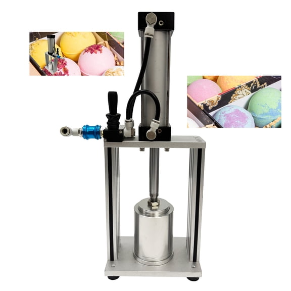 Foot Bath Ball Pressing Salt Forming Machine Desktop Small Manual Pneumatic Single Head