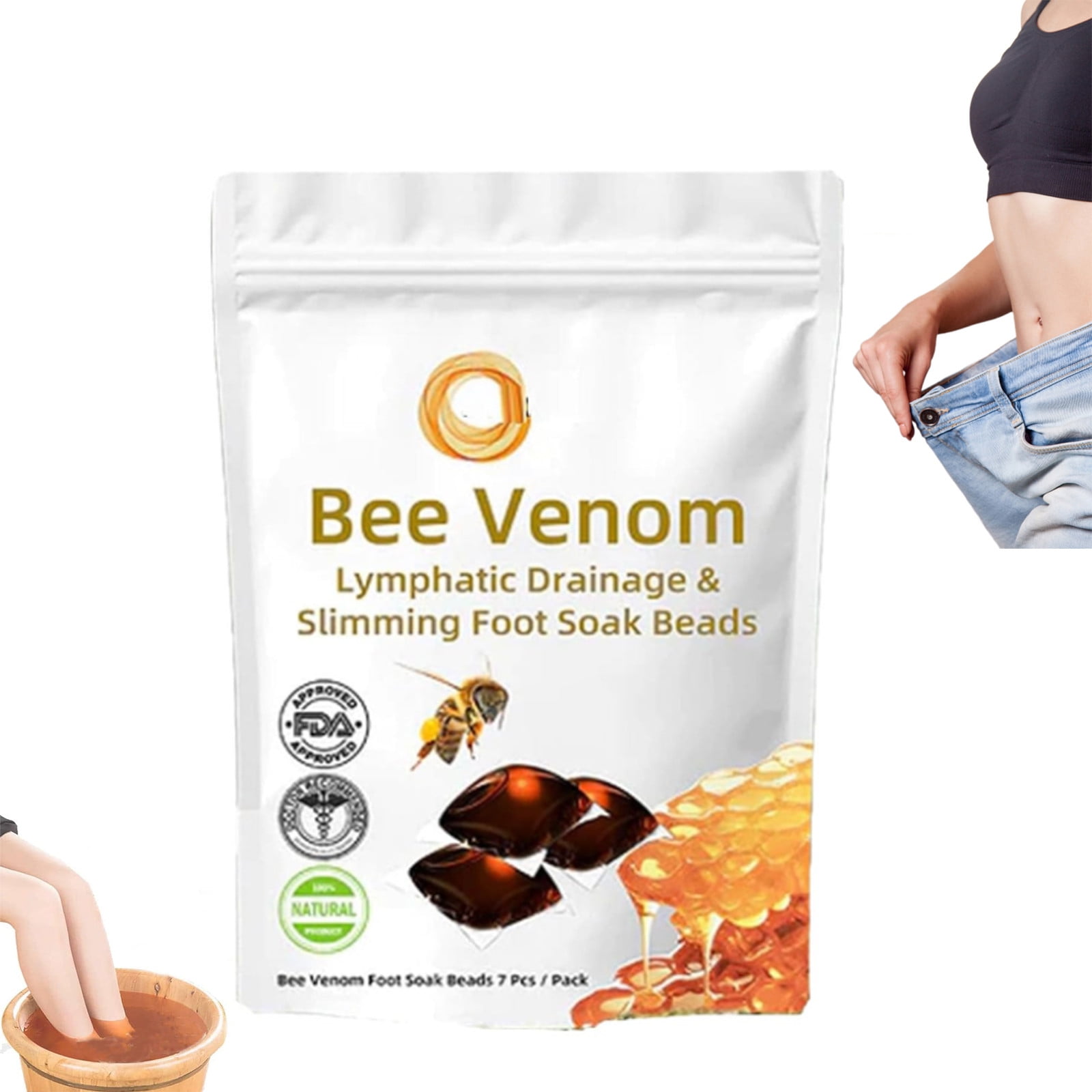 Foot Bath, Foot Beads, Lymphatic Drainage Foot Bath, Lymphatic Foot