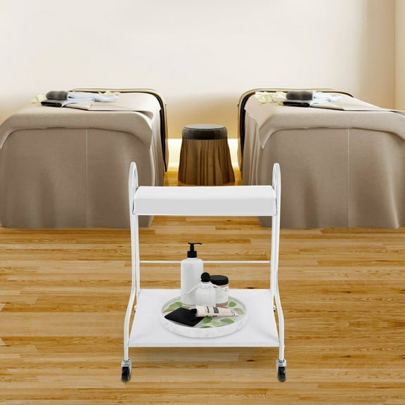 Foot Bathing Cart, Heavy Duty Moving Portable Trolley Cart, Foot Bath Trolley, Manicure Foot Rest with Wheels