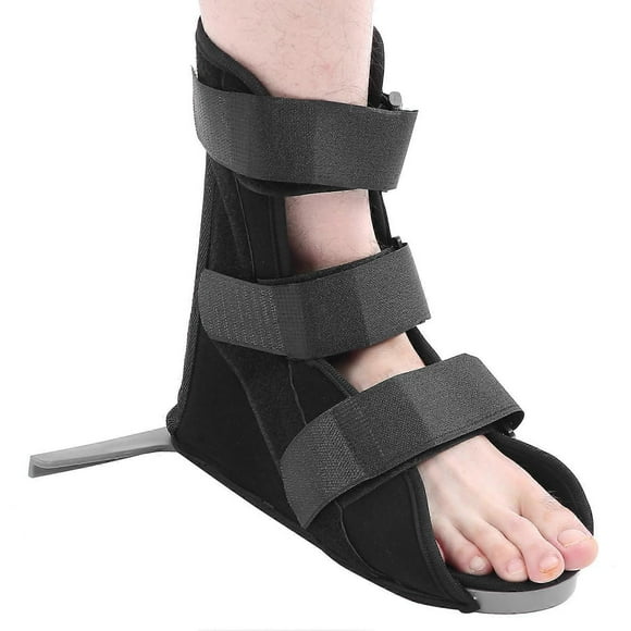 Foot Brace, Ankle Brace Support, Walking Boot Fracture Boot for Foot and Ankle, Sleeping Stretch Boot for Broken Foot, Sprained Ankle(S-Black)