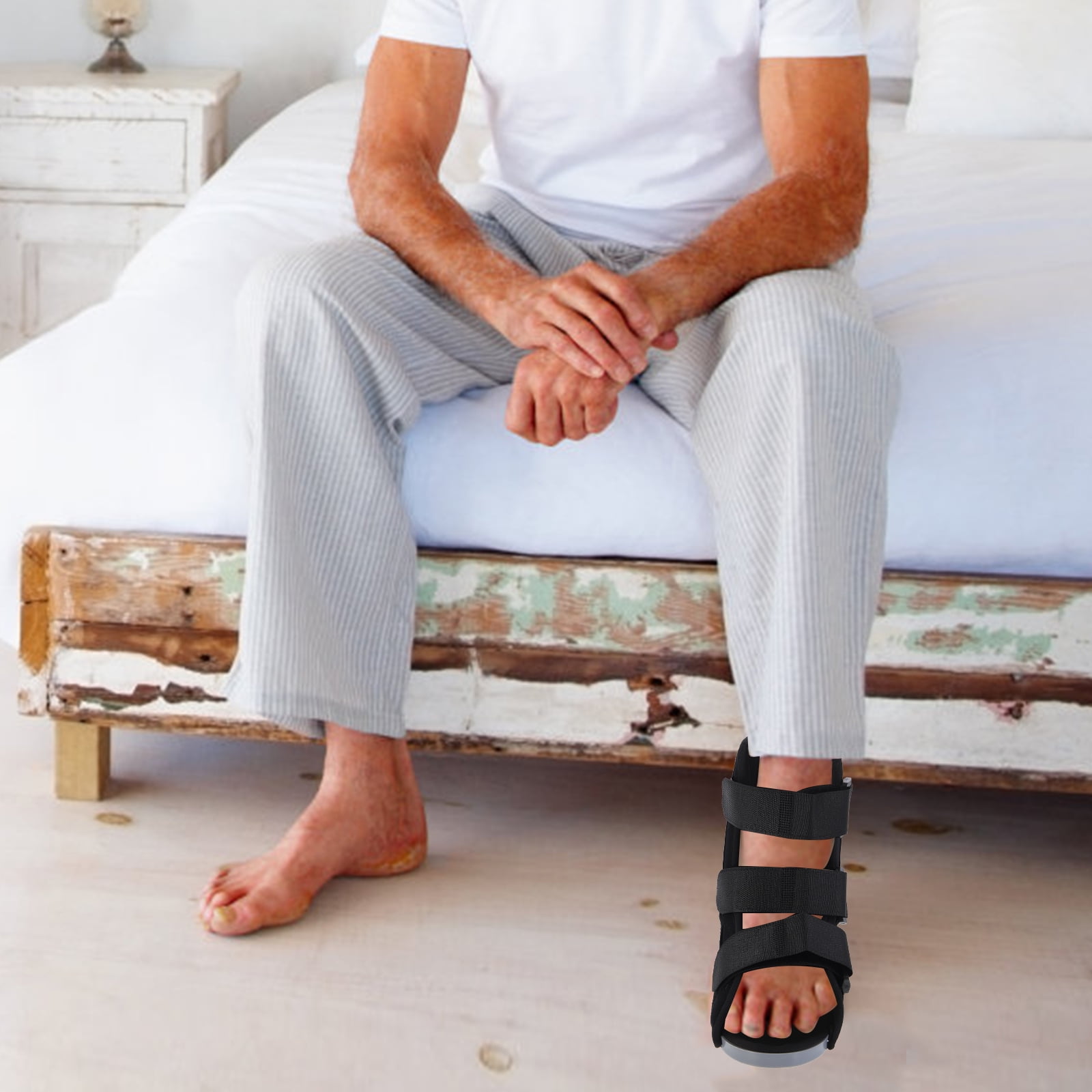 Foot Brace Boot Support Drop Ankle Sprains Broken Stabilizer Walking