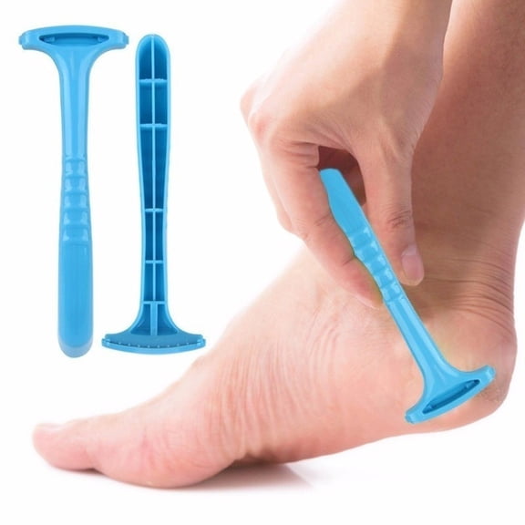 Foot Callus Remover Pedicure Tool Dead Skin Removal Foot File Professional Handle Stainless Steel Blade Ergonomic Design for Home Foot Care Smooth Heels and Soles