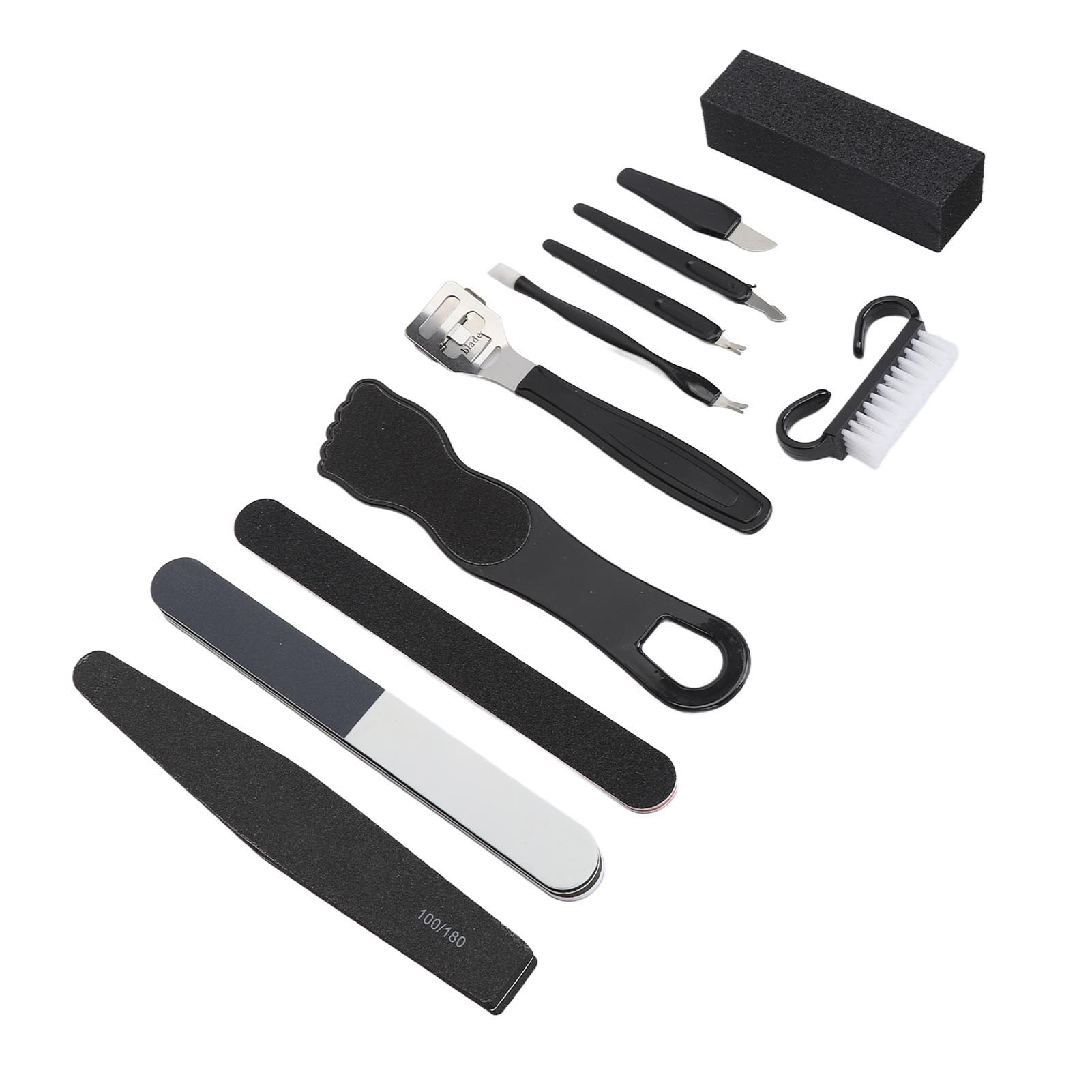 Foot Care Pedicure Set, Double Sided Sandpaper File Pedicure Tool 12pcs