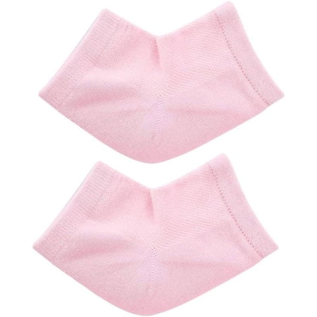 Soft Heel Protection Socks, Gel Heel Sock, for Foot Fatigue, Muscle Fatigue, Keep Dry, Prevent hot. (Pink)