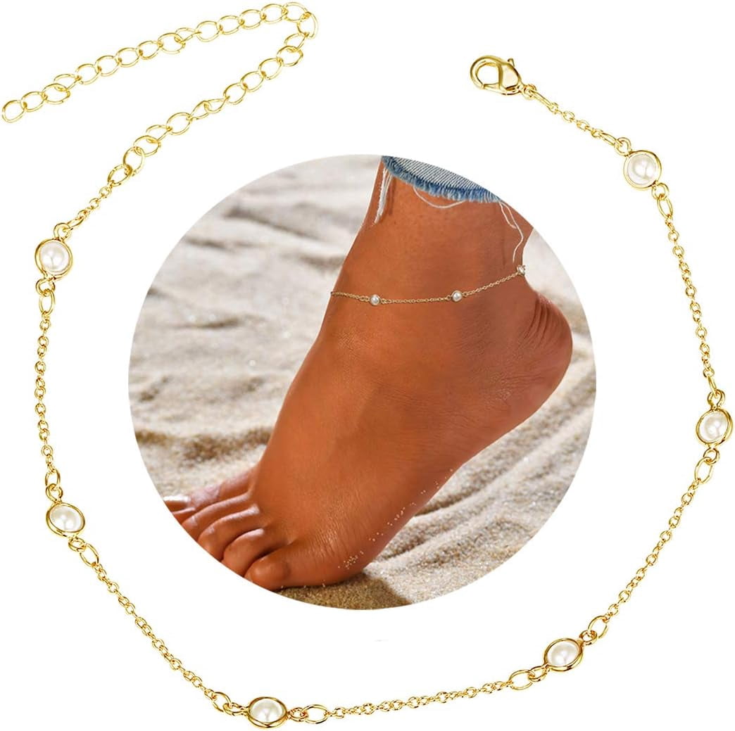 Foot Chain Boho Beach Jewelry Layer Anklet For Women Adjustable Anklet[o5864]