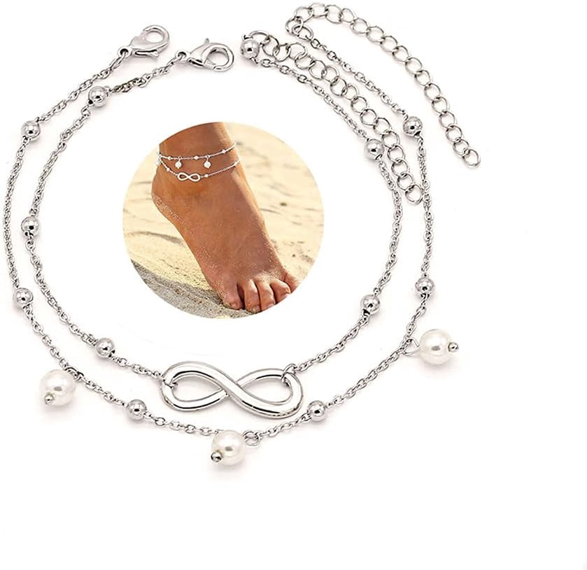 Foot Chain Boho Beach Jewelry Layer Anklet For Women Adjustable Anklet[o5866]