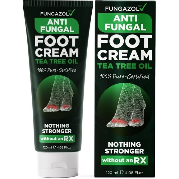 Foot Cream with Tea Tree Oil | Antifungal Cream to Soothes Cracked Heels