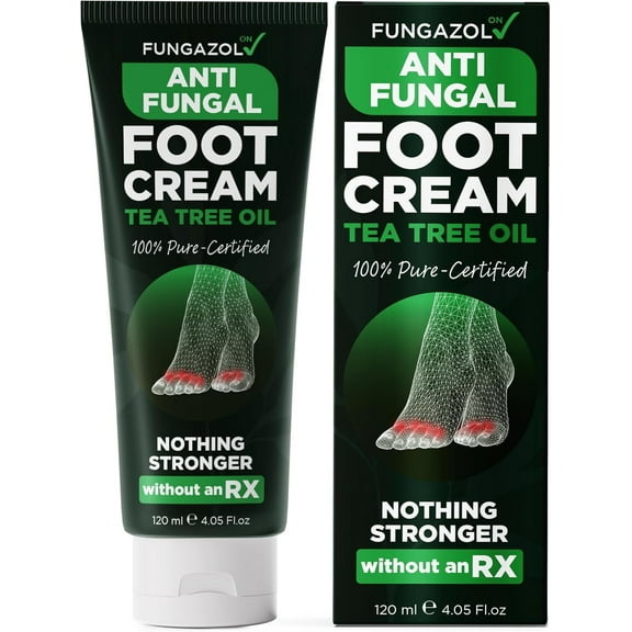 Foot Cream with Tea Tree Oil | Antifungal Cream to Soothes Cracked Heels