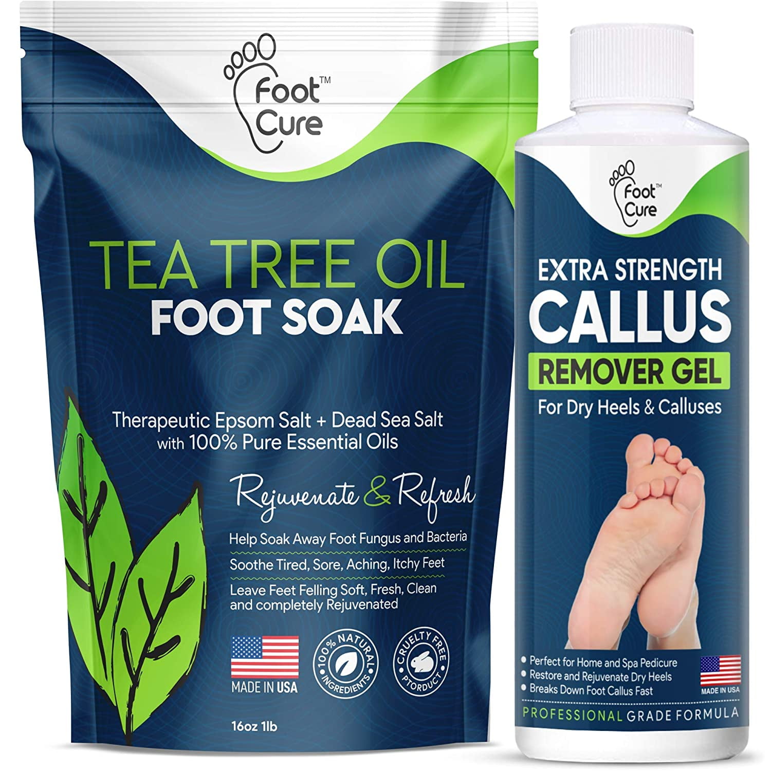 Daily Remedy Callus Remover Kit Includes Tea Tree Oil Callus Remover Gel &  Pumice Stone Professional Scrubber to Remove Tough Heel Pedicure Products  for Feet Gel + Pumice