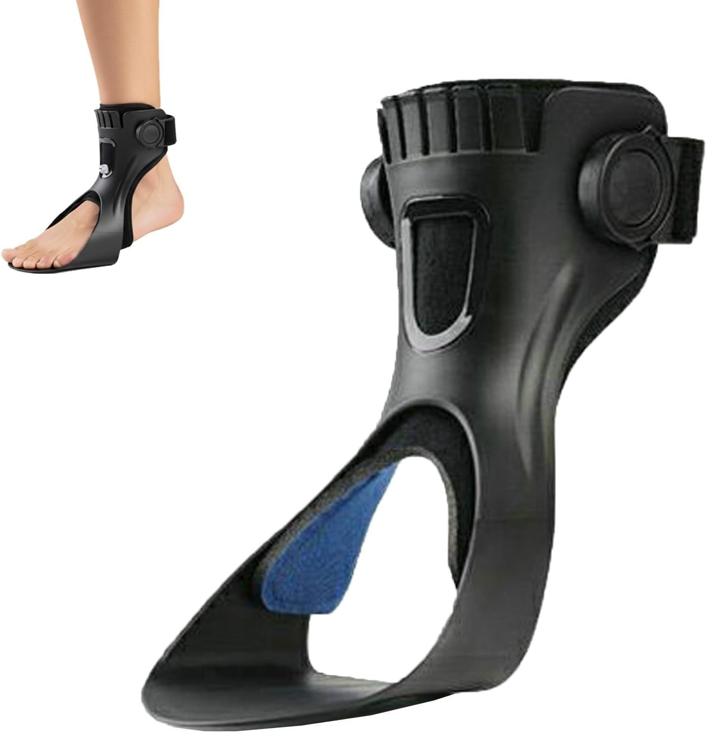 Foot Drooping and Inversion Orthosis, Foot Support Suitable for Foots Drop Brace, Adjustable AFO Ankle Braces for Right/Left Walking, Effective Relieve Pain for Achilles Tendon