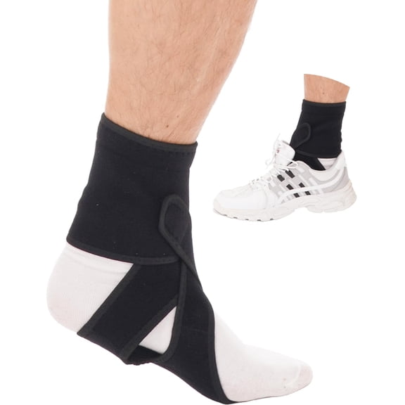 Foot Drop Brace, Improve Walking Gait, Effective Relieve Pain, Adjustable Foot Orthosis Brace Support for Sleep, Plantar Fasciitis, Drop Foot Braces For Walking with Shoes (Left)
