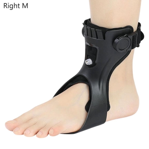 Foot Drop Orthosis Pneumatic Cushioning Support Adjustable Pressure for Ankle Rehabilitation