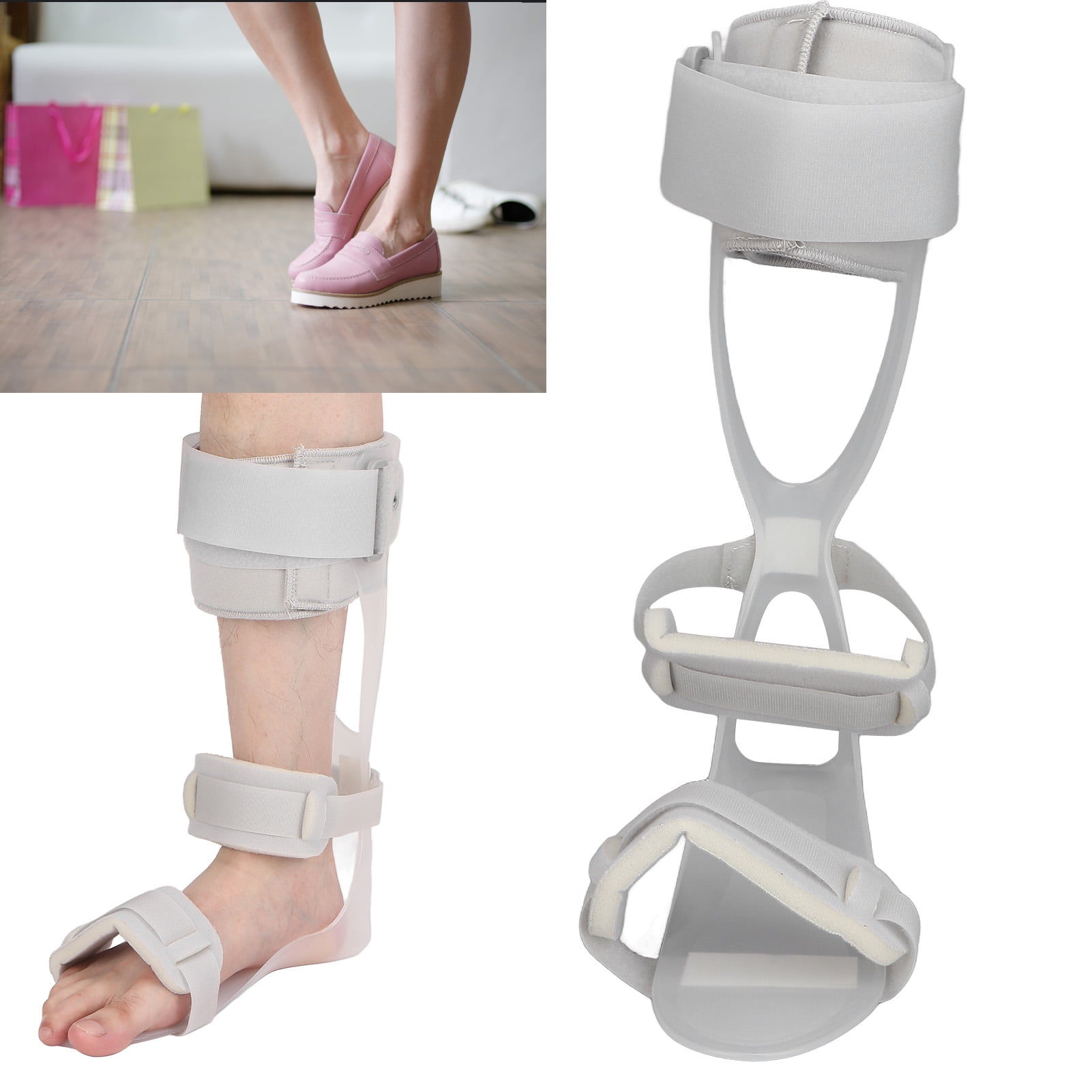 Foot Drop Orthotic Splint, Easy Take Off Skid Resistance Foot Drop