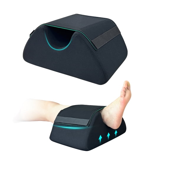 Foot Elevation Pillow for Post Surgery, Heel Protection Cushion for Pressure Relief, Ankle and Leg Support Pillow to Elevate Feet, Foam Foot Pillow for Swelling, Medical Heel Protector for Bed Sores