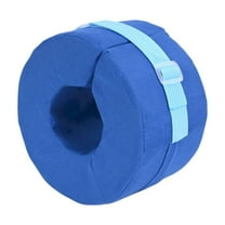 Foot Elevation Pillows, Ankle Foam Cushion with Zipper Removable Cover, Wedge Heel Elevation Pillow for Foot Pressure, Bed Sore Ulcer, Feet Leg Rest and Leg Rest Post Surgery,Blue,2PCS,6.7x3.9"
