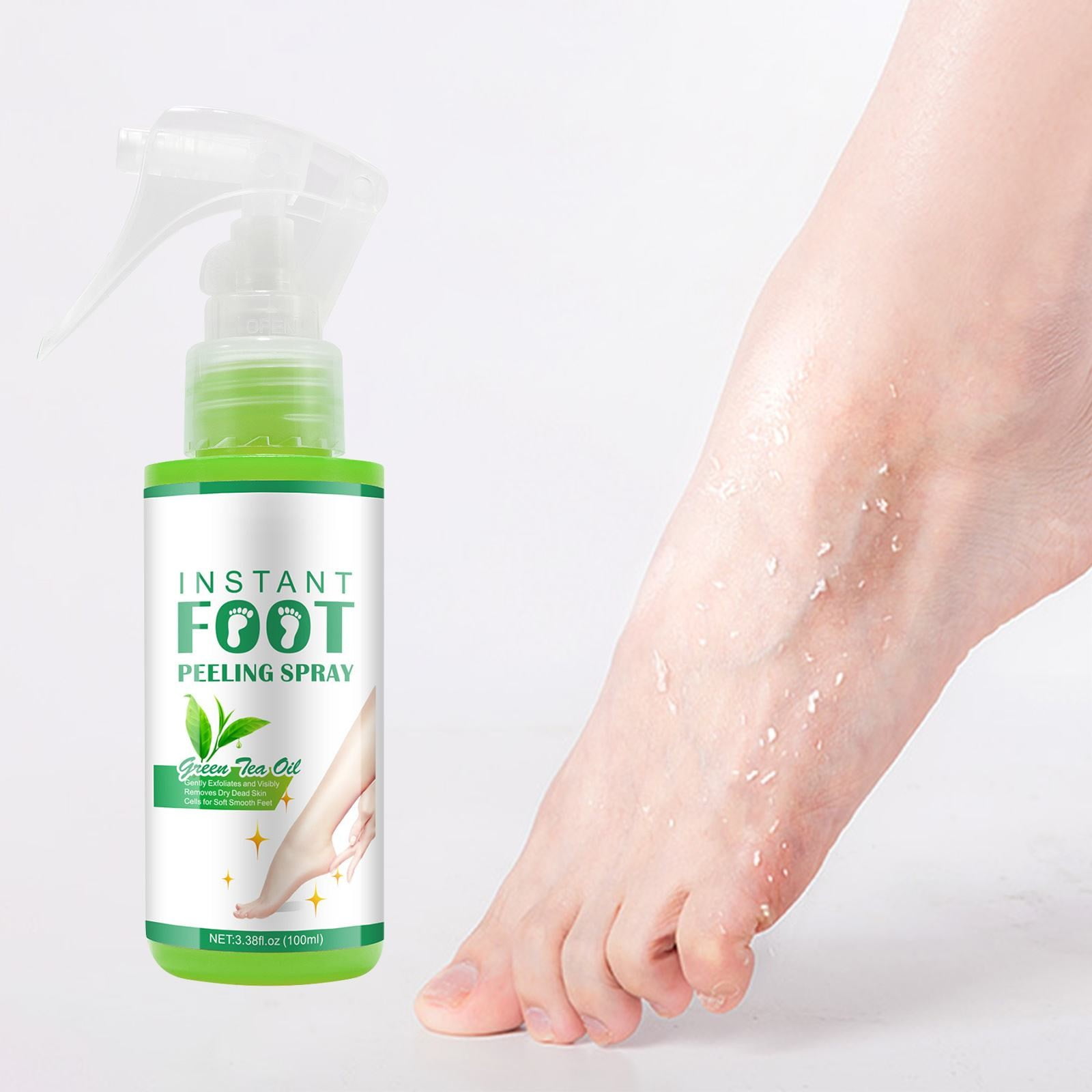 Foot Exfoliation Spray Mild Exfoliation Bacteriostatics Clean