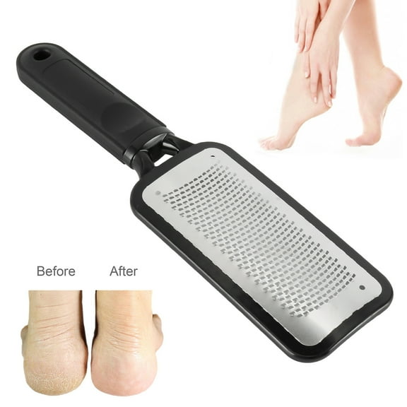 Foot File Callus Remover Foot Rasp Stainless Steel Foot Scrubber Heel File Professional Pedicure for Wet and Dry Feet Foot Grater for Dead & Hard Skin