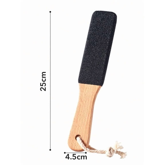Foot File & Callus Remover – Two Sided Coarse and Fine Pedicure Tool with Non Slip Handle, Washable Foot Rasp for Dead Skin Removal, Cracked Heel Care, Home Spa & Travel Foot Care