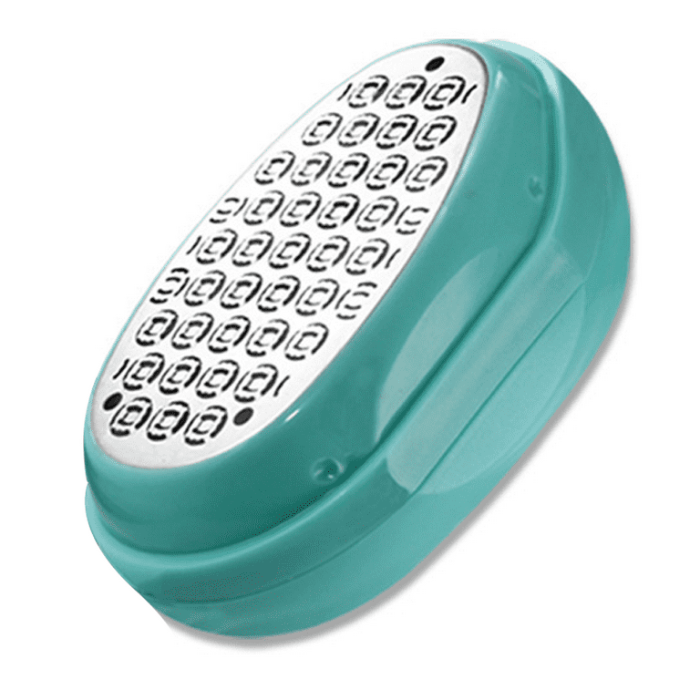 Foot File Callus Remover for Feet - Heel Scraper & Shower Foot Scrubber  Pedicure Foot Buffer for Soft Feet - Pine Green/Double Layer