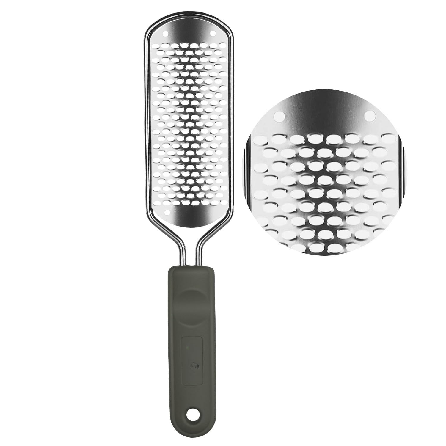 Foot File Foot Scrubber Pedicure - Callus Remover for Feet Professional Grater Rasp Foot Scraper Corns Callous Removers Cracked Dead Skin Remover for Dry and Wet Feet (Golden)