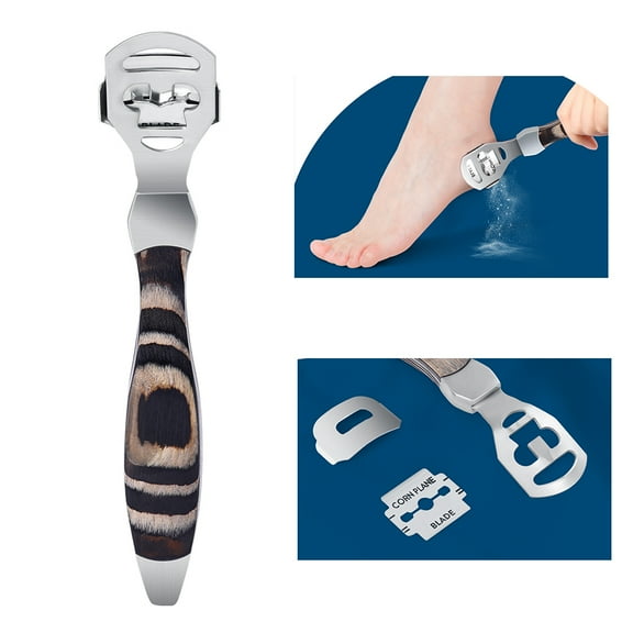 Foot File Pedicure Kit With Storage Sheath, 20 In 1 Professional Stainless Steel Foot Care Kit