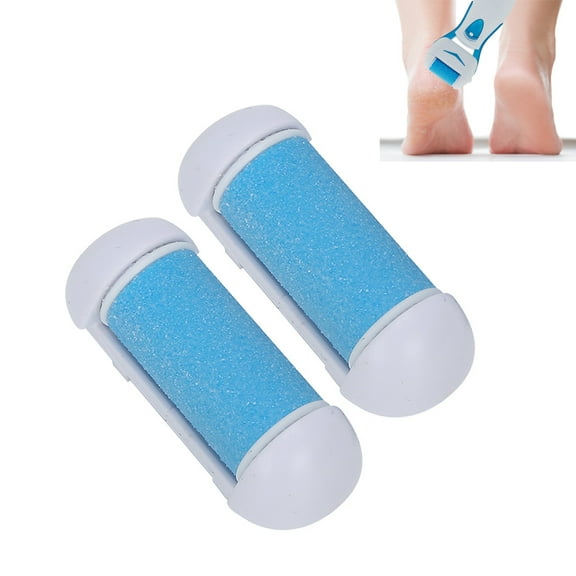 Foot File Replacement Roller, 2pcs Replacement Roller Head, Electric Foot File Grinding Tool Replacement Head, Callus Remover Head For Feet Pedicure Tool