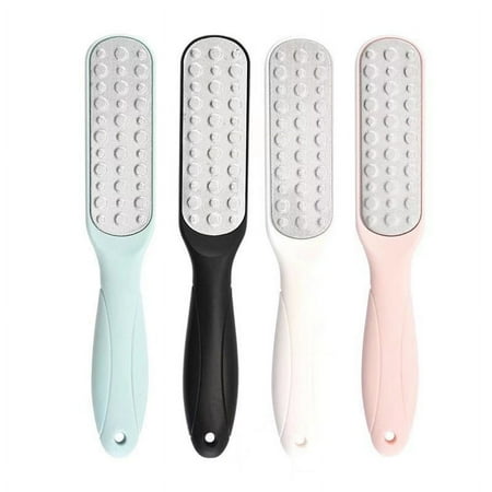 Foot Files Callus Remover Stainless Steel Foot Rasp and Dual Sided Foot File Professional Pedicure Tools Premium Foot Scrubbe (Pink)