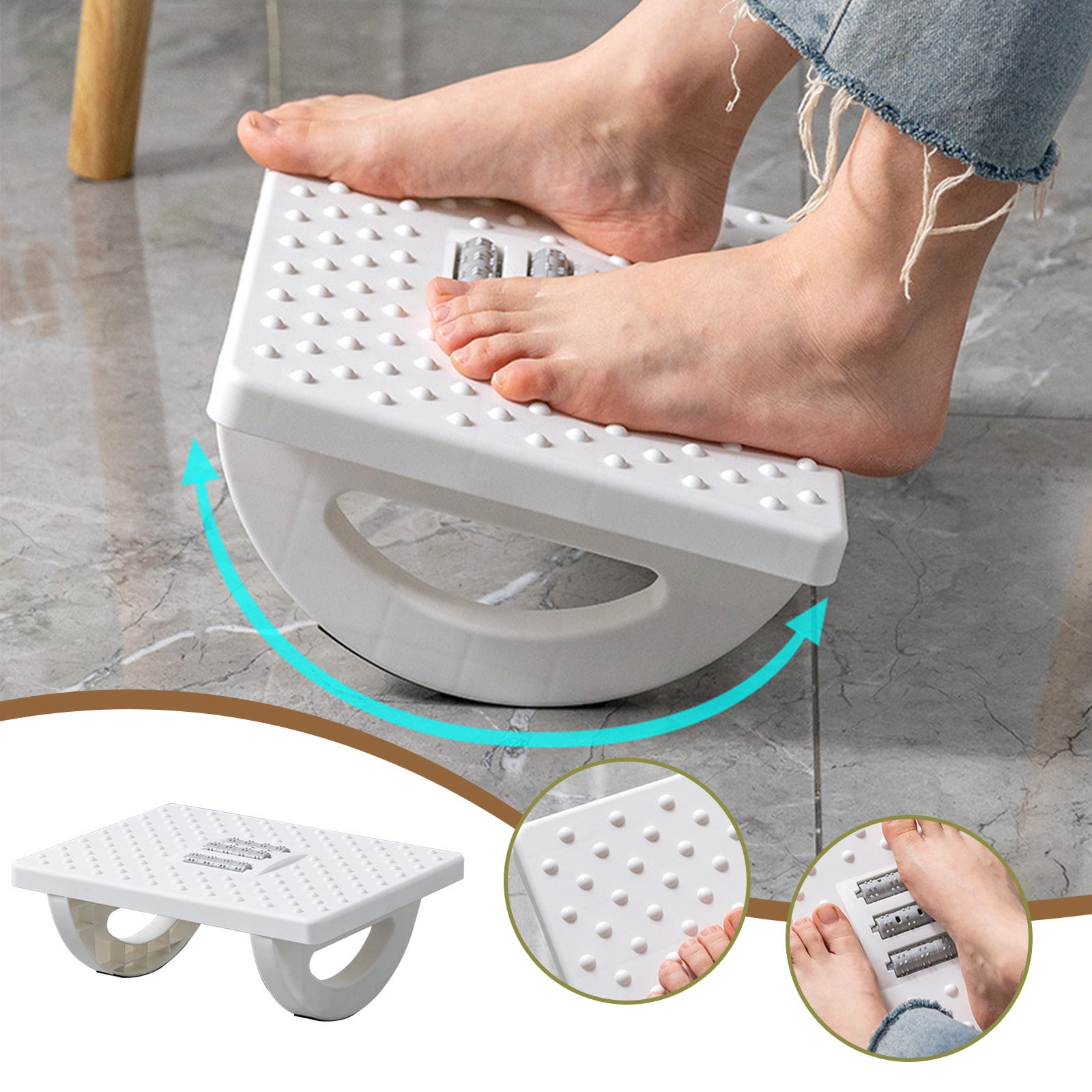 Foot For Under Desk At Work, Office Desk Accessories Foot Stool