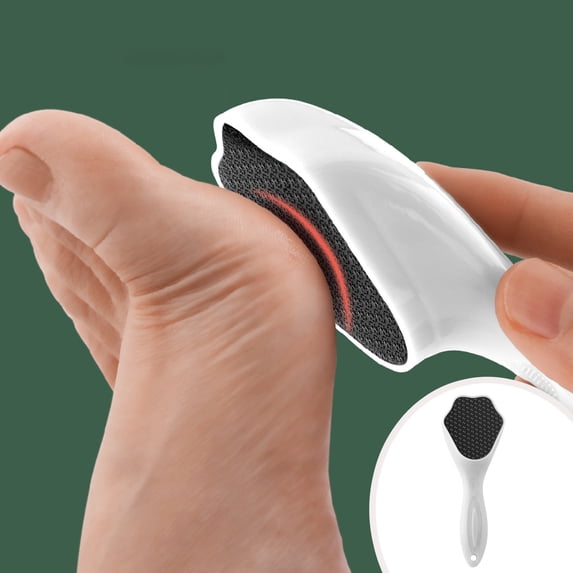 Foot Grinder Callus Remover Pedicure File Strong Friction Dead Skin Removal Ergonomic Handle Safe Gentle Foot Care Tool Quick Callus Cleaning for Home Pedicure Soft Smooth Feet Essentials