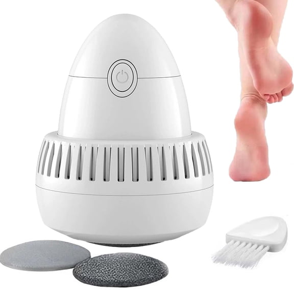 Foot Grinder, New Electric Foot Grinder Skin Hard Rupture Skin Trimmer Dead Skin with Dual Roller Heads