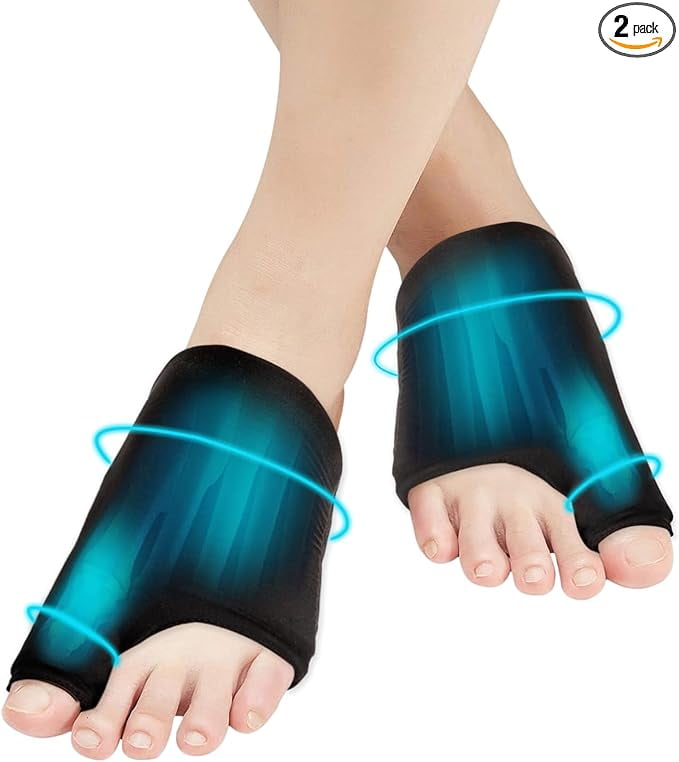 Foot Ice Packs Big Toe for Bunion Relief Gout Pain Relief, Reusable Toe Ice Pack for Hot & Cold Therapies, Gel Foot ice Pack for Swelling, Sprained, Sport Injuries, Fasciitis, Post-Surgery Recovery