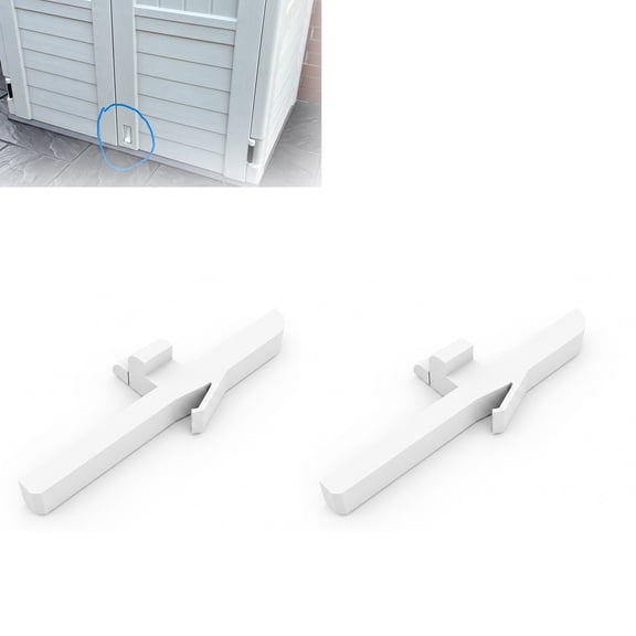 Foot Latch Compatible with Suncast Horizontal Shed Door,Replacement Bottom Door Latch for Outdoor Resin Storage Sheds - Restore Secure Door Closure on Your Garden Shed