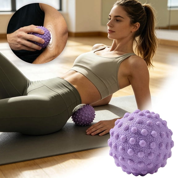 Foot Massage Ball Massage Roller Stimulates Muscles Heel Tension Activates Nerve and Improves Support Manual Orb Comp