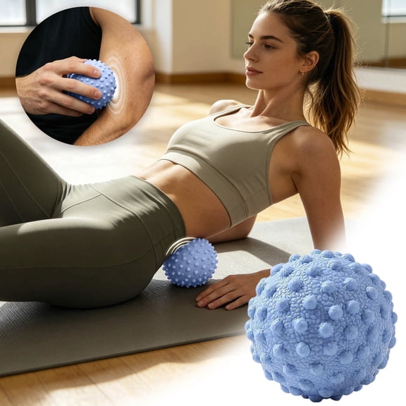 Foot Massage Ball Massage Roller Stimulates Muscles Heel Tension Activates Nerve and Improves Support Manual Orb Comp
