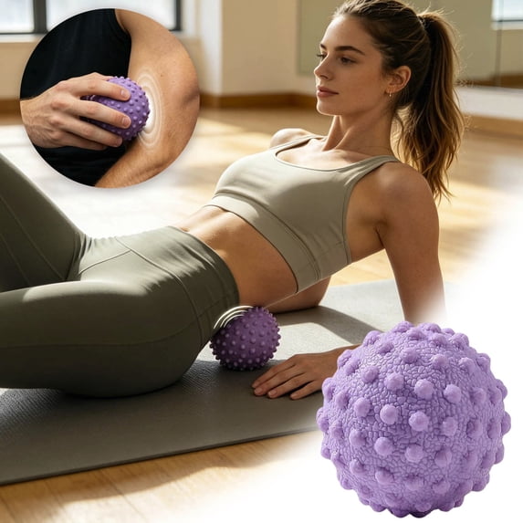 Foot Massage Ball Muscle Tension Relief Roller Ball Portable Deep Tissue Massage Ball for Home Gym Travel Muscle Relaxation