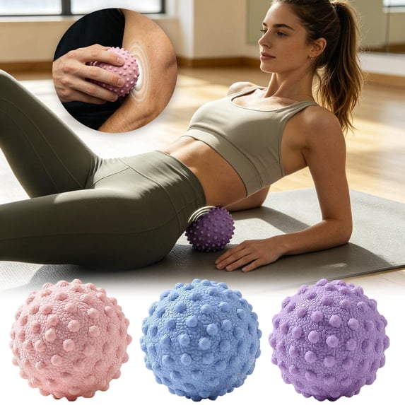 Foot Massage Ball Muscle Tension Relief Roller Ball Portable Deep Tissue Massage Ball for Home Gym Travel Muscle Relaxation