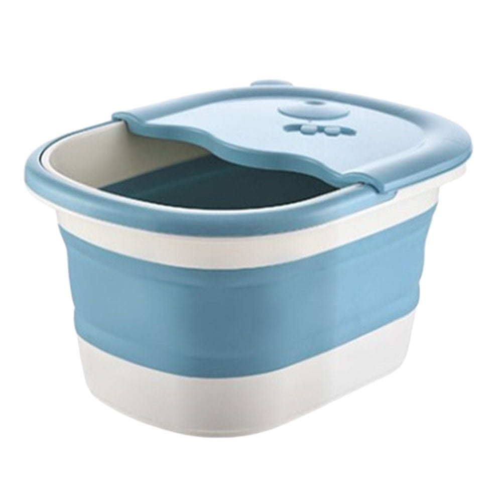 Foot Massage Bucket 1Pc Foot Soak Bucket Creative Foot Tub Outdoor Travel Folding Bath Basin