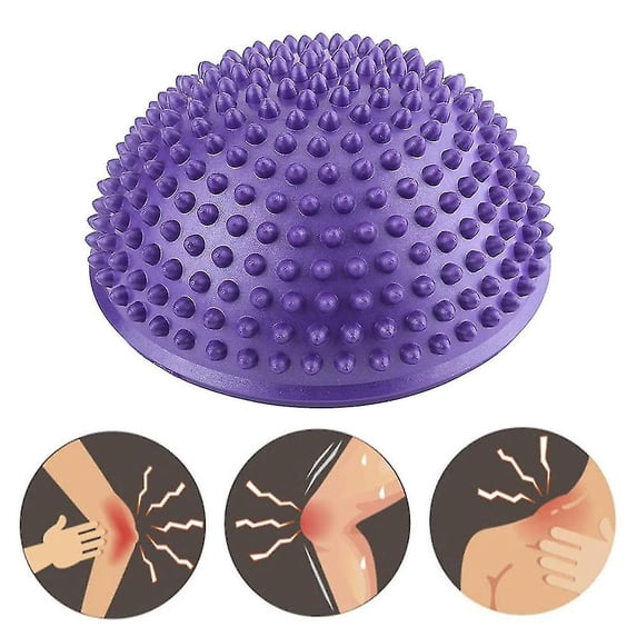Foot Massage Half Ball Balance Exercise Pods Spiky For Deep Tissue Foot Muscle Therapy