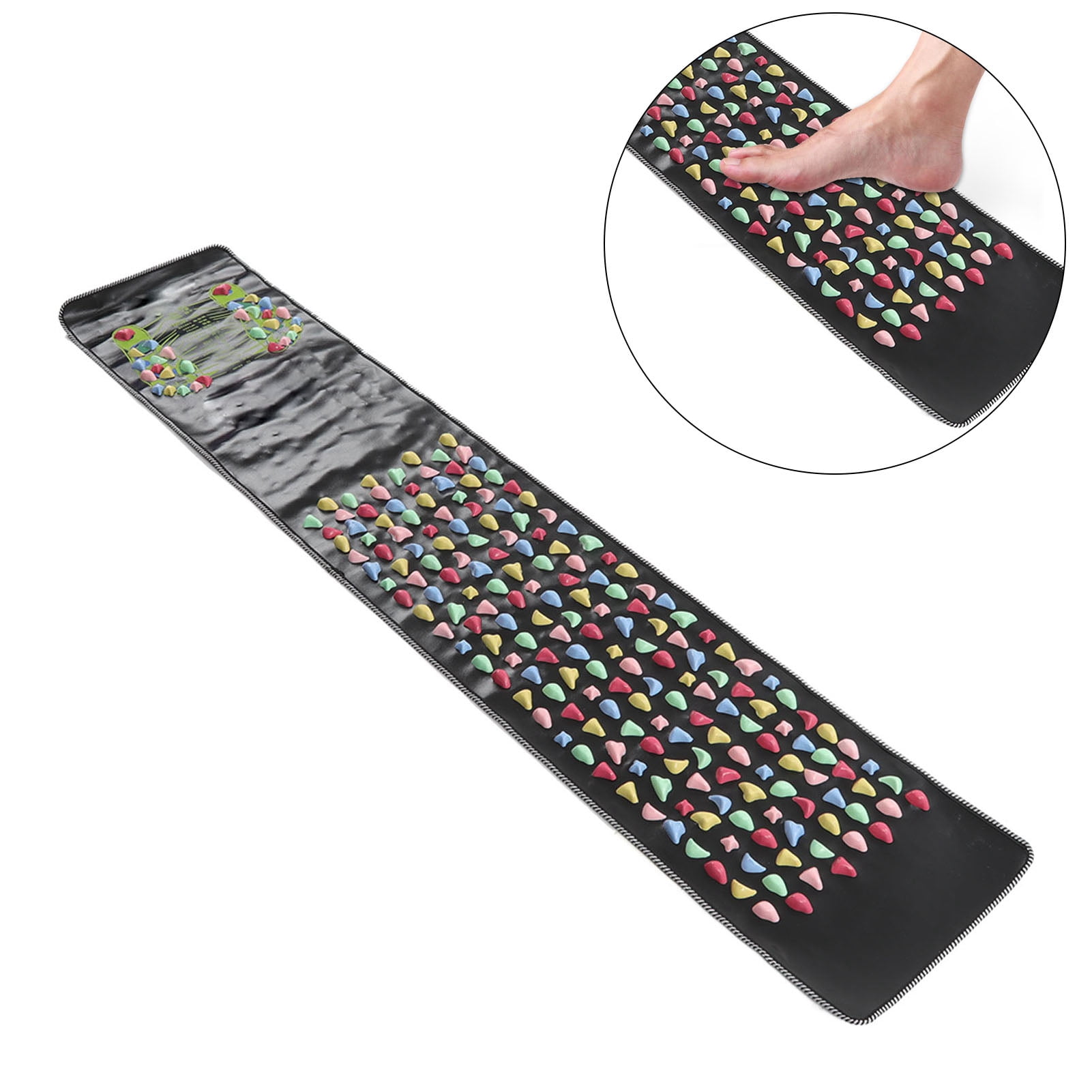 Foot Massage Mat Blood Circulation Relieve Pain Simulation Cobblestone