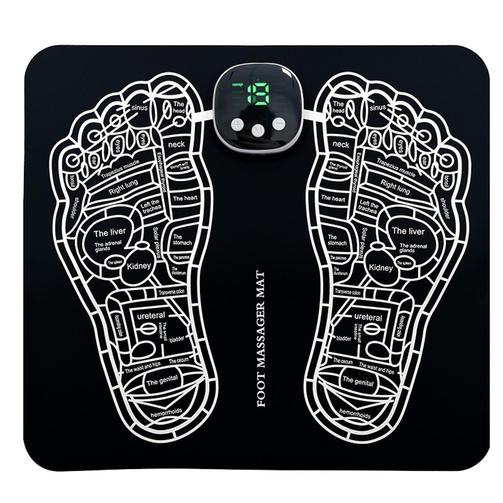 Foot Massage Pad (8 Modes, 19 Gears),Foot Massager For Neuropathy Feet