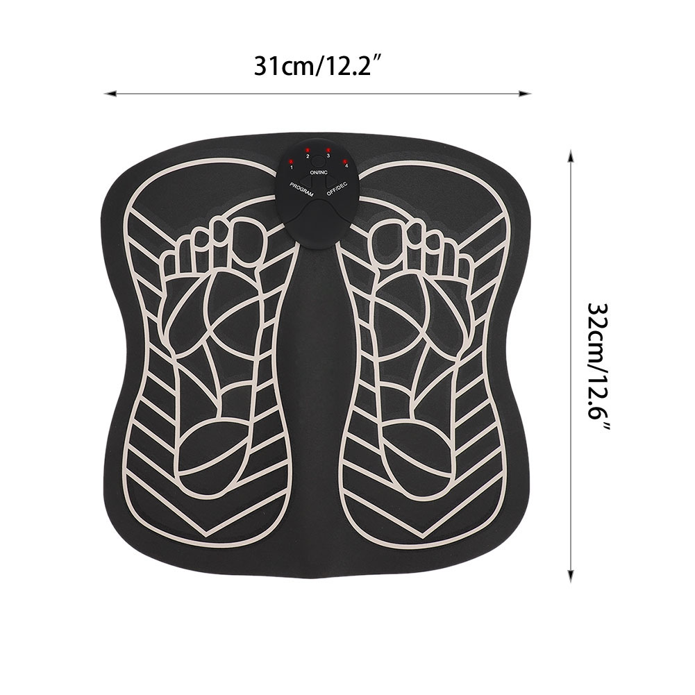 Foot Massage Pad Electric EMS Foot Massage Pressure Fatigue Relief Mat