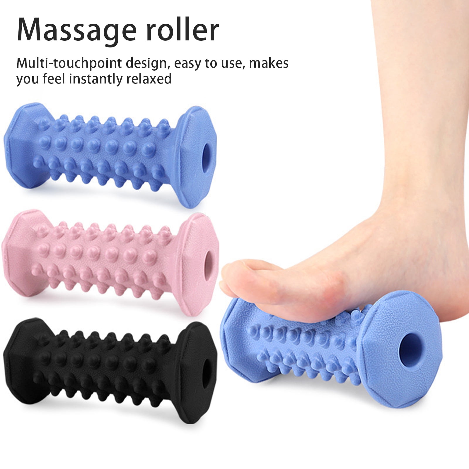 Foot Massage Roller Plantar Fasciitis Muscle Sore Foot Arch Pain Relief Deep Tissue Relaxation