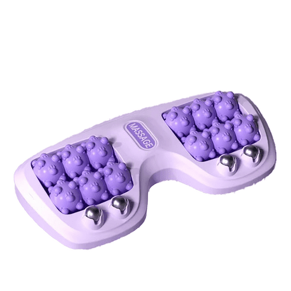 Foot Massage Roller For Plantar Fasciitis Relief Acupuncture Magnetic Beads 12 Rollers 4 Magnets Portable Foot Massager For Muscle Relaxation Blood Circulation