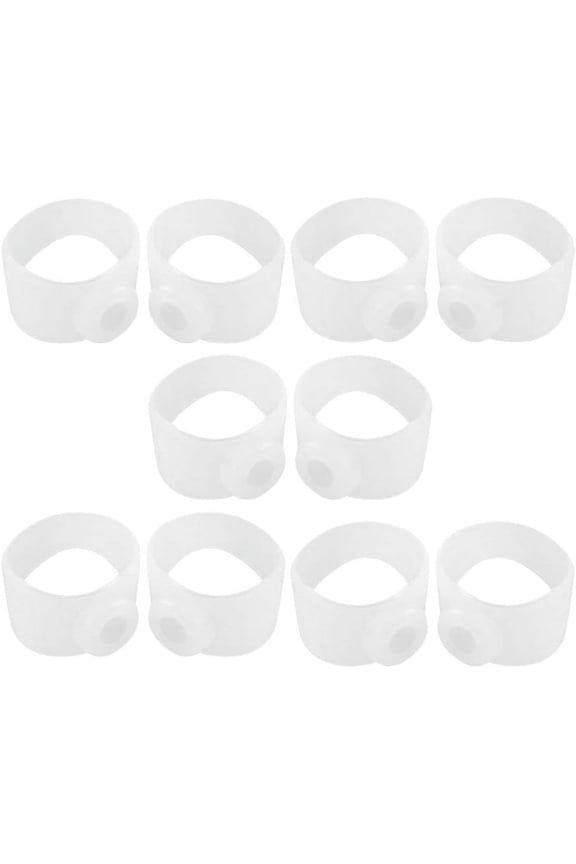 Foot Massage Silicone Foot Toe Ring Portable PU Magnetic Toe Rings Multi-purpose Toe Ring Toe Rings for Women Gym Dorm Home 5 Pair