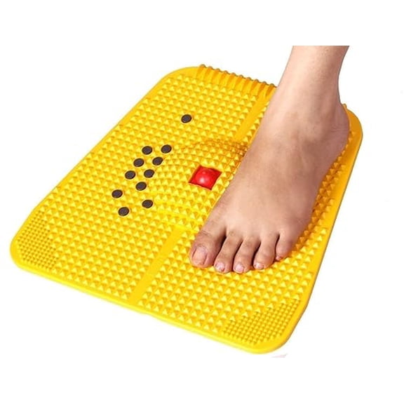 Foot Massager Acupressure Power Mat (Yellow)