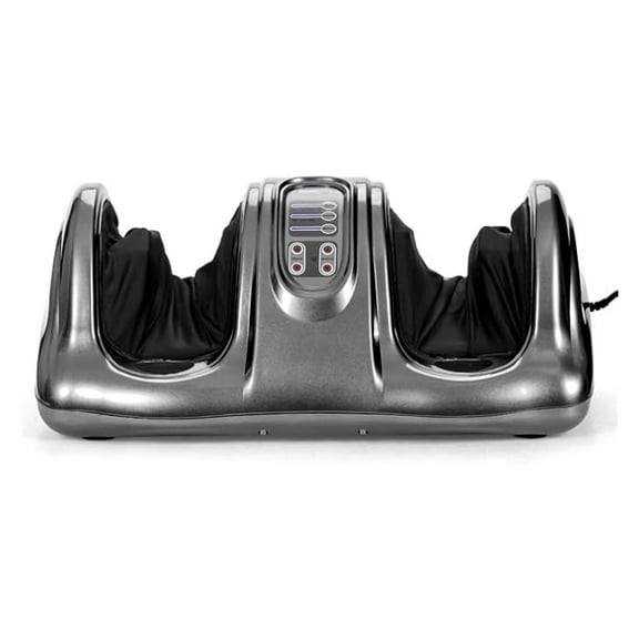 Foot Massager Machine, Shiatsu Kneading and Rolling & Pulsing Foot Massager Stimulates Blood Circulation Deep Kneading for Foot, Ankle, Nerve Pain w/Handle, 4 Massage Modes with