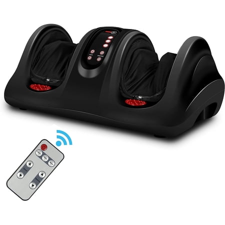 Foot Massager Machine with Remote Control, Heat Function Leg Massager for Deep Kneading, Shiatsu Foot Massager Deep Tissue, Pain Relief