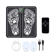 Foot Massager SPA Muscle Relaxation Electric Massager Mat Pad for Foot Stimulator Feet Circulation Relief, Neuropathy Plantar Fasciitis Portable & Rechargeable,with 10 Modes &29 Levels