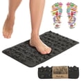 thumbnail image 1 of Foot Massager Mat | Relieve Foot Pain Plantar Fasciitis Heel Arch Pain & Stress - Travel Reflexology Mat, 1 of 6